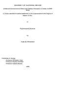 Cover page: Childhood Socioeconomic Status and Auditory Perception in Adults: An ERP Study