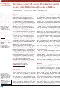 Cover page: Banning open carry of unloaded handguns decreases firearm-related fatalities and hospital utilization