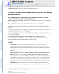 Cover page: Estimating pediatric general anesthesia exposure: Quantifying duration and risk