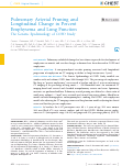 Cover page: Pulmonary Arterial Pruning and Longitudinal Change in Percent Emphysema and Lung Function The Genetic Epidemiology of COPD Study