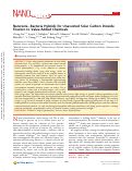 Cover page: Nanowire-bacteria hybrids for unassisted solar carbon dioxide fixation to value-added chemicals.