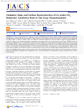 Cover page: Oxidation State and Surface Reconstruction of Cu under CO2 Reduction Conditions from In Situ X‑ray Characterization