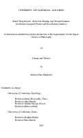 Cover page: Ritual Negotiations: Abjection, Kinship, and (Re)Performance in German-Occupied France and Post-Katrina America