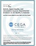 Cover page of Beliefs, Signal Quality, and Information Sources: Experimental Evidence on Air Quality in Pakistan