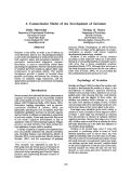 Cover page: A Connectionist Model of the Development of Seriation