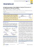 Cover page: In-Depth Assessment of the Palladium-Catalyzed Fluorination of Five-Membered Heteroaryl Bromides