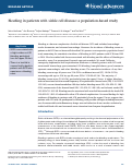 Cover page: Bleeding in patients with sickle cell disease: a population-based study.