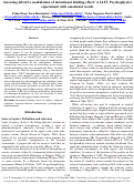 Cover page: Assessing affective modulation of intentional binding effect: A 2AFC Psychophysics experiment with emotional words