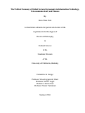 Cover page: The Political Economy of Global Sectoral Agreements in Information Technology, Telecommunications, and Finance