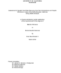 Cover page: Assessment of Food Web Recovery from Fish Introductions and Trophic Structure in Lakes of the Sierra Nevada, California Using Stable Isotopes