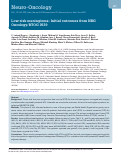 Cover page: Low-risk meningioma: Initial outcomes from NRG Oncology/RTOG 0539.