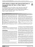 Cover page: CSF1R Inhibition in Patients with Advanced Solid Tumors or Tenosynovial Giant Cell Tumor: A Phase I Study of Vimseltinib.