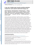 Cover page: A new class of highly potent, broadly neutralizing antibodies isolated from viremic patients infected with dengue virus