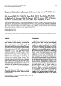 Cover page: Reasons related to adherence in community-based field studies.