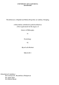 Cover page: The Influences of Spatial and Motion Properties on Auditory Grouping