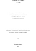 Cover page: Personalized Assessment for Youth with Autism: Evaluating the Psychometric Properties of a Semi-Structured Interview