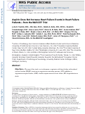 Cover page: Aspirin Does Not Increase Heart Failure&nbsp;Events in Heart Failure Patients From the WARCEF&nbsp;Trial