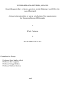 Cover page: Ronald Reagan's Race to Space: American Atomic Diplomacy and SDI in the Age of Reykjavik