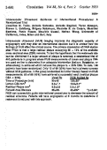 Cover page: INTRAVASCULAR ULTRASOUND GUIDANCE OF INTERVENTIONAL PROCEDURES - A RANDOMIZED TRIAL