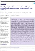 Cover page: Physiologically‐based pharmacokinetic modeling of remdesivir and its metabolites in pregnant women with COVID‐19