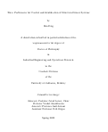 Cover page: Three Problems in the Control and Identification of Structured Linear Systems