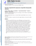 Cover page: FANCD2 is required for the repression of germline transposable elements