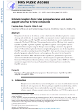 Cover page: Odorant receptors from Culex quinquefasciatus and Aedes aegypti sensitive to floral compounds