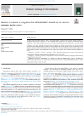 Cover page: Shadow is related to roughness but MODIS BRDF should not be used to estimate lateral cover