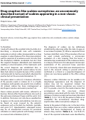 Cover page: Drug eruption-like scabies surrepticius: an uncommonly described variant of scabies appearing in a non-classic clinical presentation