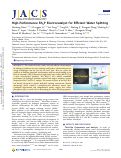 Cover page: High-Performance Rh2P Electrocatalyst for Efficient Water Splitting