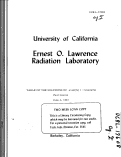 Cover page: TABLE OF THE SOLUTIONS OF a tan{ajrx)=-b tan(anx)