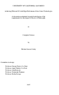 Cover page: Dissertation: Achieving Efficient I/O with High-Performance Data Center Technologies