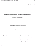 Cover page: Evacuation from Natural Disasters: A Systematic Review of the Literature