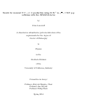 Cover page: Search for resonant WZ to lvll production using 13 fb^{-1} in \sqrt{s} = 8 TeV p-p collisions with the ATLAS detector