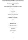 Cover page: Contribution of Host and Environmental Microbes in the Decomposition Process