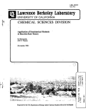 Cover page: Application of Semiclassical Methods to Reaction Rate Theory