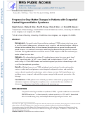 Cover page: Progressive gray matter changes in patients with congenital central hypoventilation syndrome