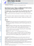 Cover page: Past 30-day co-use of tobacco and marijuana products among adolescents and young adults in California