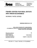 Cover page: Inflation Uncertainty and Risk Premia: An Empirical Study of the Stock Market Behavior During the Post-1960 Period