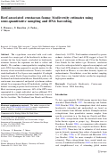 Cover page: Reef-associated crustacean fauna: biodiversity estimates using semi-quantitative sampling and DNA barcoding