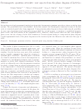 Cover page: Ferromagnetic quantum criticality: New aspects from the phase diagram of LaCrGe 3