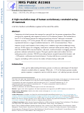 Cover page: A high-resolution map of human evolutionary constraint using 29 mammals