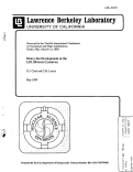 Cover page: Heavy Ion Development at the LBL 88-Inch Cyclotron