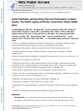 Cover page: Atrial Fibrillation and Declining Physical Performance in Older Adults: The Health, Aging, and Body Composition Study.