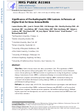 Cover page: Significance of Preradiographic Magnetic Resonance Imaging Lesions in Persons at Increased Risk of Knee Osteoarthritis