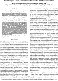 Cover page: Dual Weighted Graph Convolutional Network for POI Recommendation