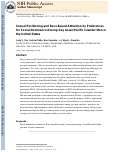 Cover page: Sexual Positioning and Race-Based Attraction by Preferences for Social Dominance Among Gay Asian/Pacific Islander Men in the United States