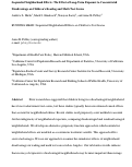 Cover page: Sequential Neighborhood Effects: The Effect of Long-Term Exposure to Concentrated Disadvantage on Children’s Reading and Math Test Scores