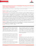 Cover page: Determinants and Outcomes of Vasoplegia Following Left Ventricular Assist Device Implantation.