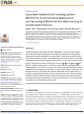 Cover page: A portable bioelectronic sensing system (BESSY) for environmental deployment incorporating differential microbial sensing in miniaturized reactors